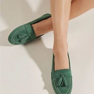 Green Suede Loafer